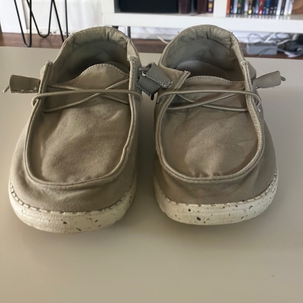 Hey Dude  Slip on Shoes tan Womens size 7